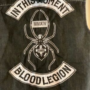 Hard Rock hooded vest! Like new condition! In This Moment Blood Legion.